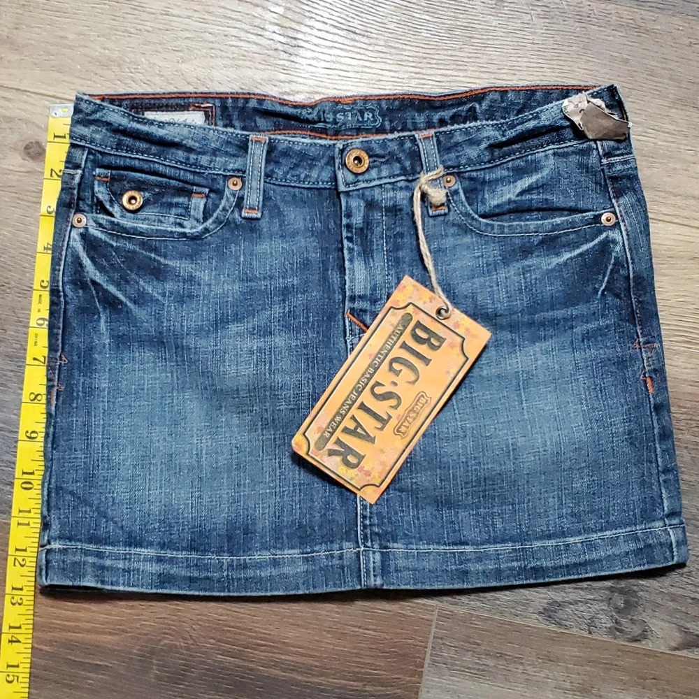 Big star 🌟 denim Lola skirt new with tags